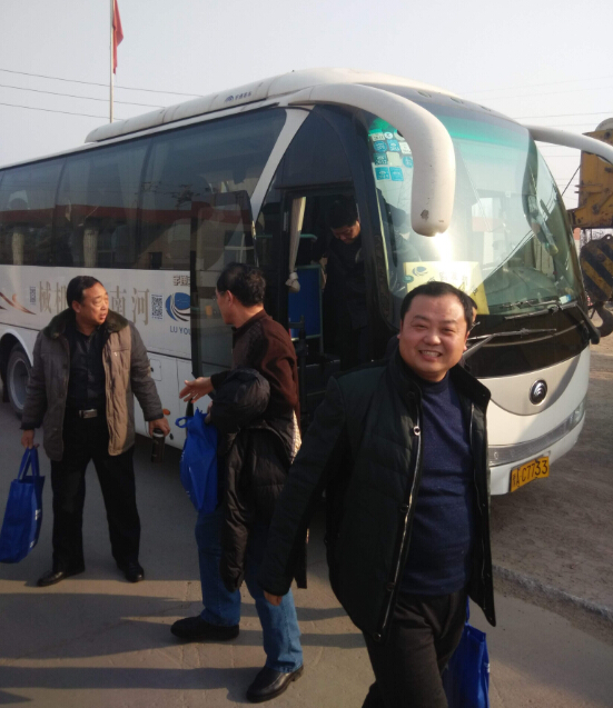 客户参观天博官方(中国)总部后抵达河南路友机械