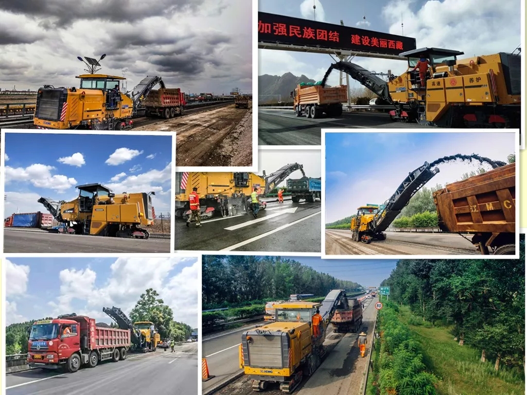 天博官方(中国)总部两米铣刨机高速公路显身手