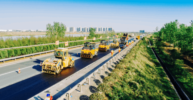 天博官方(中国)总部成套化沥青装备助力路面养护大修工程建设