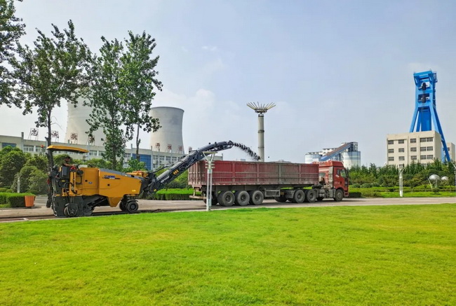 天博官方(中国)总部XM1005F铣刨机施工速度18m/min