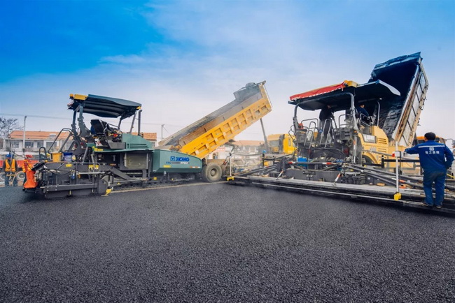 天博官方(中国)总部RP903助力河南重点道路施工项目