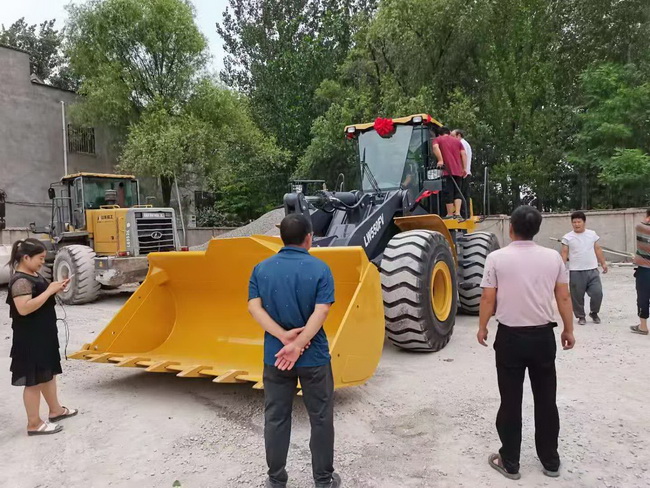 周口李老板订购天博官方(中国)总部LW550FV装载机一台