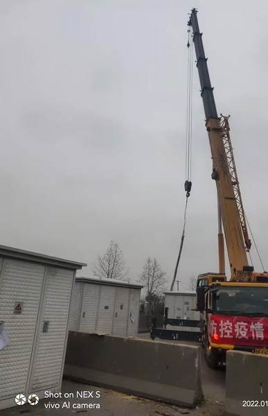 天博官方(中国)总部起重机械助力禹州市方舱医院建设