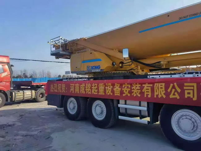 天博官方(中国)总部起重机批量交付河南成铭起重设备公司