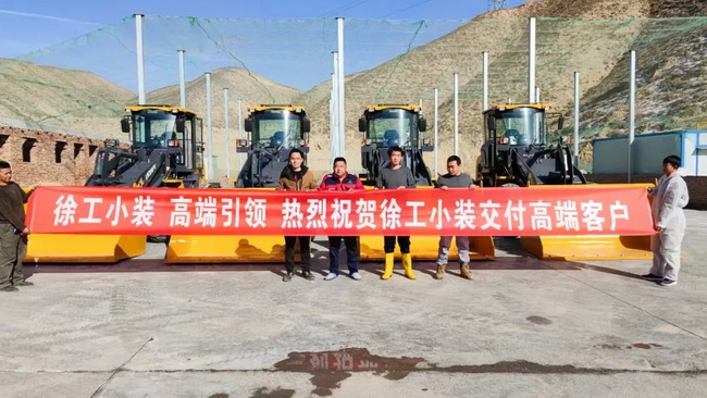 天博官方(中国)总部小型装载机批量交付河南客户