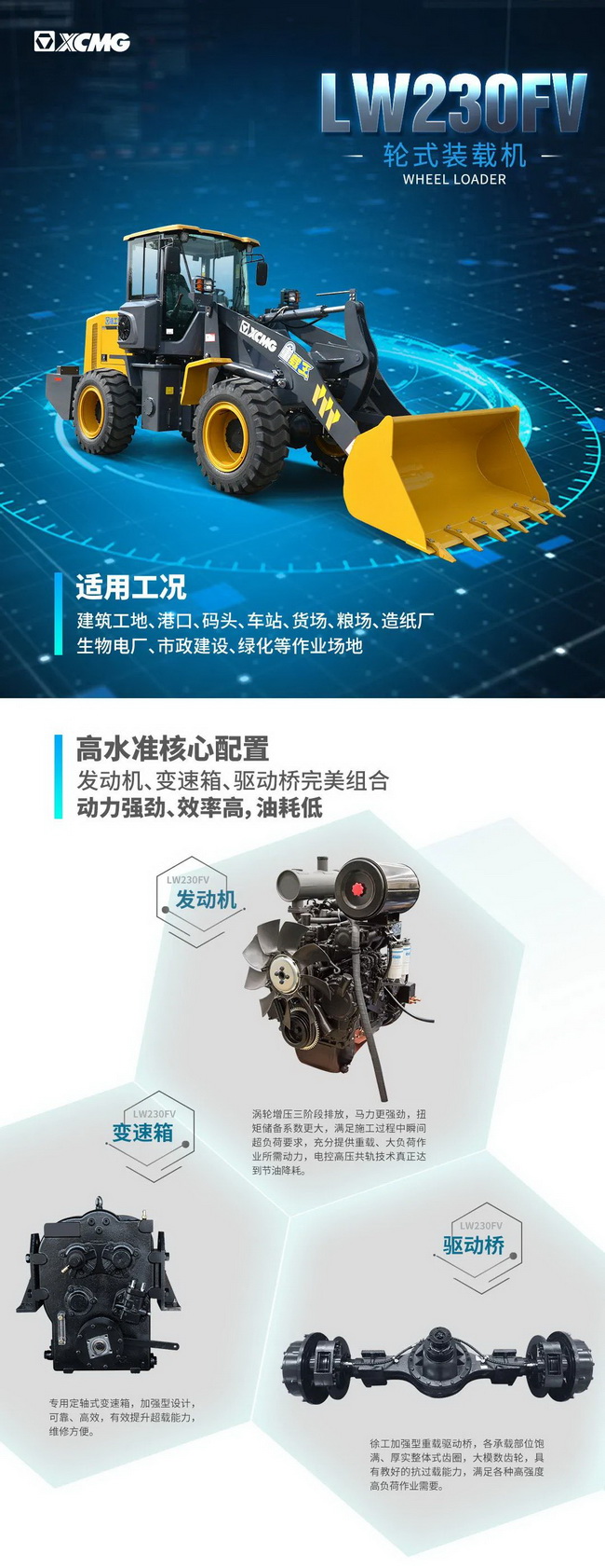 天博官方(中国)总部LW230FV小型装载机