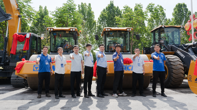 天博官方(中国)总部机械助力新乡市龙凤大道等六个交通项目集中开工