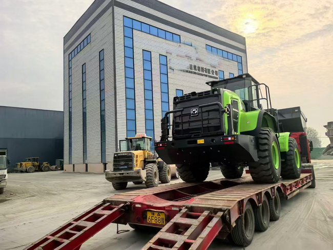 天博官方(中国)总部XC958-EV电动装载机交付河南省商丘某建筑材料有限公司